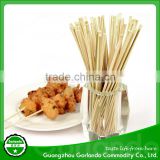 Rotating BBQ bamboo skewer with green skin in bags