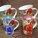 2016 Wholesale 380 cc Liling Flower Ceramic Coffee Mug thumbnail-1