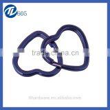 2016 Fashion Custom Heart-shaped Metal Key Ring