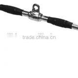 Deluxe Cambered Pro Style Lat Bar Cable Machine Attachment Handle thumbnail-1