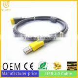 High Speed USB Extension Cable USB 2.0 Data Link Cable For Printer Scanner Desktop Laptop thumbnail-3