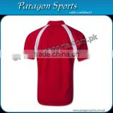 Custom Red Rugby Jersey ( Back Side )