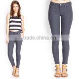 2014 New Arrival Fashion Design Wholesale Skinny 3 Colors Pencil Jeans for Woman Quality Choice thumbnail-4