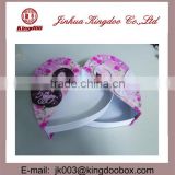 Jinhua Supplier Handmade Stylish Heart Shaped Printed Sliding Paper Gift Box