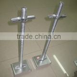 scaffolding frame accessories adjustable u-head screw jack base with nuts