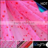 Polyester 30D Eyelet Mesh Fabric With Flocking for Dress and Clothing thumbnail-1