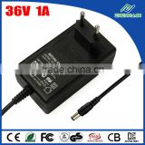 36V 1A xbox 360 AC adapter 220V power adaptor approved CE