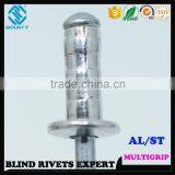 HIGH QUALITY FACTORY DOME HEAD AL/ST MULTI-GRIP BLIND RIVETS thumbnail-3