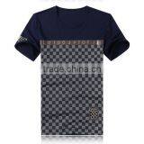 O Neck Cotton T-shirt With Dark Blue Color thumbnail-1