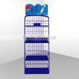 High Quality Factory Sale Flooring Wire Metal Mineral Water Display Rack thumbnail-1