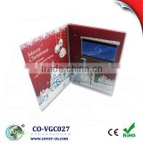 4.3 inch Custom LCD Christmas Video Greeting Card for Wedding invitation