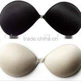 Black Piped Sponge Breathable Bra Beautiful Breasts Bra Breast Shape up Bra thumbnail-3