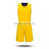 new season custom wholesale yellow basketball jersey