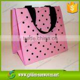 2016 Custom Logo Printed Lamination Non Woven Fabric , 20g Laminated Pp+pe Non Woven Fabric for Bag Use thumbnail-6