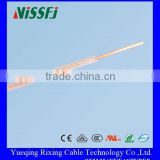 Single core solid copper condutor Teflon insulation lighting electric wire