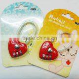 CH-28A Keyless Love Heart Shaped Padlock Wholesale thumbnail-6
