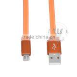 Colorful Soft TPE Transparent Flat Micro USB Cable for Mobilephone/tablet PC thumbnail-4