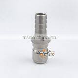 1/2" Male to 1/2" Barbed Quick Disconnect 304 Stainless Fitting Homebrew Keggle