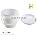 3L pail plastic paint bucket with handle