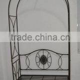 China Export Rest & Decoration Metal Garden Arch With Bench thumbnail-1