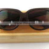 Custom fashion lady bamboo sunglasses