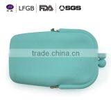 China Suppliers Dongguan Silicone Phone Wallet / Silicone Purse Key Clip FDA LFGB Eco-friendly