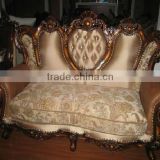 Antique wooden single sofa