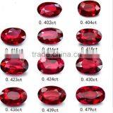 0.4ct Natural Pigeon Blood Gemstone Loose Stone Ring Face thumbnail-1