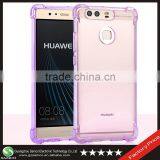 Samco Air Cushion Flexible TPU Shockproof Crystal Clear Case for Huawei P9