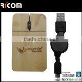 High Quality Ultra Slim Wooden Mouse,computer Wooden Mouse,usb Wooden Mouse--Shenzhen Ricom thumbnail-2