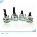 17mm rotary switch with plastic shaft /hollow shaft rotary switch