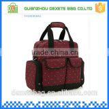 Polyester Backpack Dark Red Baby Boy Diaper Bag thumbnail-2