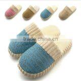 Warm New Autumn and Winter Men&Women Cotton-Padded Lovers At Home Slippers Indoor Shoes Slippers thumbnail-1