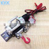 Billet Machined Power Winch for rc Car Scale 1/10 Silver thumbnail-1