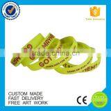 Promotional Free Sample Rubber Printing Wide Wristband thumbnail-4