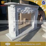 Cheap white marble electric fireplaces from our factory