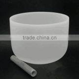 Frosted Chakra Crystal Singing Bowl thumbnail-2