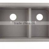 Solid Surface Quartz Composite Material Double Bowl Kitchen Sinks,resin Stone Kitchen Sinks thumbnail-3