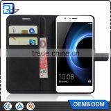 For Huawei Honor 8 Leather Case, Litchi Skin Leather Flip Case For Huawei Honor 8 With Stand Card Slots thumbnail-4