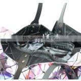 All-over Print Diamond Check Tote Bag, 2016 Newest Lady Shopping Bag thumbnail-5