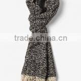 2016 Fashion Custom Made Mens Wool Woven Fringed Scarfs thumbnail-4