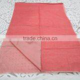 CASHMERE SHAWL DUAL SIDE USE MEN WOMEN TEXTILE thumbnail-3