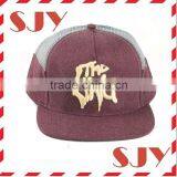 Flat Brim Custom 3D Embroidery Trucker Hats thumbnail-1
