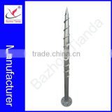 ground screw anchor for fence