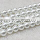 Fashion 4MM White Color Pearl Round BeadsBracelet Ornament