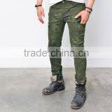 Rugged Camouflage Slim Cargo Biker Pants (LOTG093) thumbnail-2