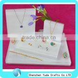 Handmade Acrylic Necklace and Earring Display Holder Plexiglass Jewelery Countertop Displays Cube thumbnail-1