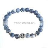 Europe Fashionable 2016 SILVER Bangle Dinosaur Stone Beads Bracelet Jewelry thumbnail-1