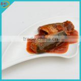 Mackerel canned fish in chilly tomato sauce