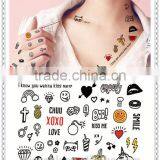 2016 Non-toxic Body Art Custom Flash Temporary Tattoo Sticker thumbnail-1